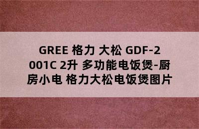 GREE 格力 大松 GDF-2001C 2升 多功能电饭煲-厨房小电 格力大松电饭煲图片